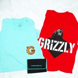 Diamond Supply Co Bundle (2 Shirts + Bill Holder)